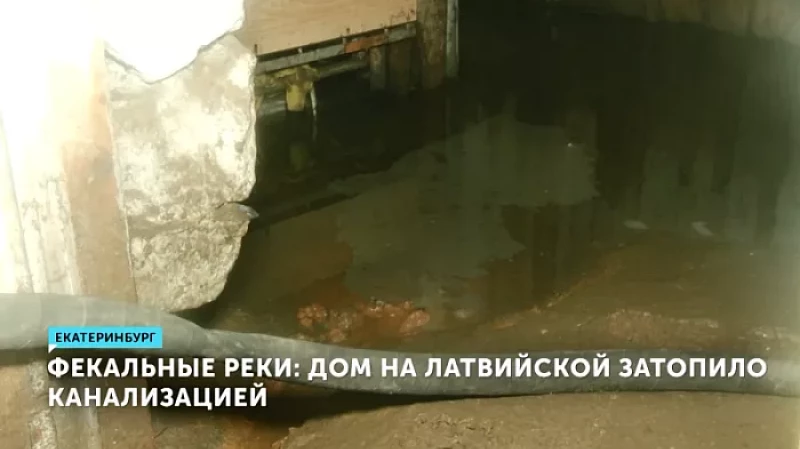 Фекальные реки: дом на Латвийской затопило канализацией