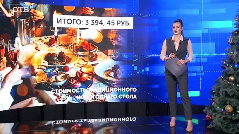 Стоимость традиционного новогоднего стола