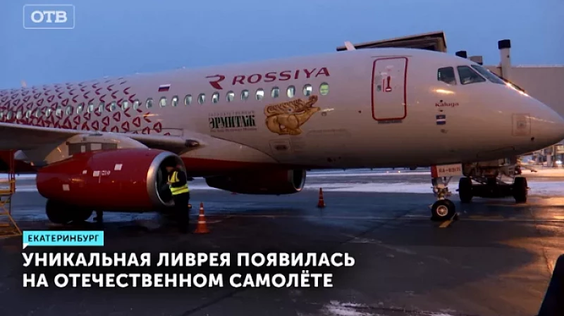 Уникальная ливрея появилась на отечественном самолёте