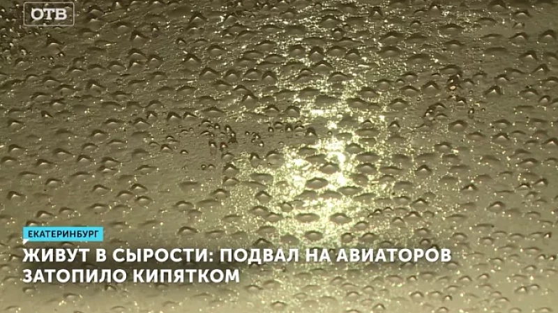 Живут в сырости: подвал на Авиаторов затопило кипятком