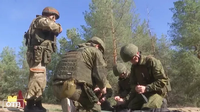 Мобилизованные уральцы проходят боевое слаживание в зоне специальной военной операции