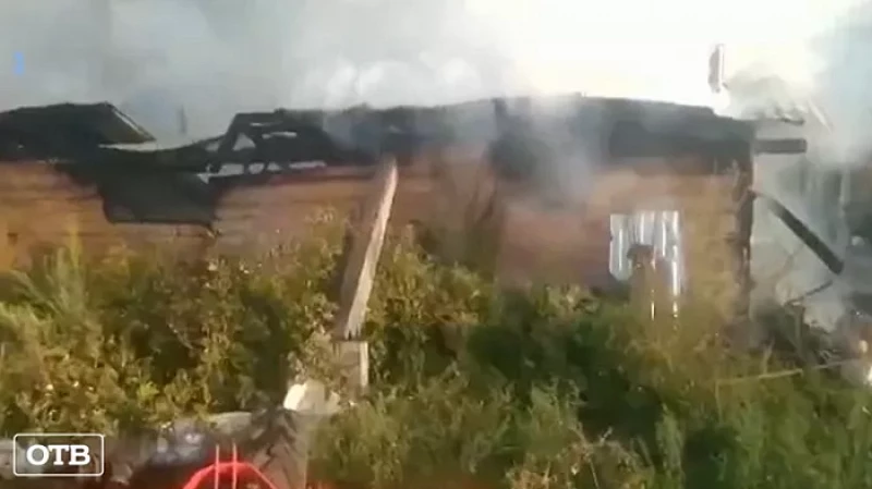 В Свердловской области произошли два крупных пожара