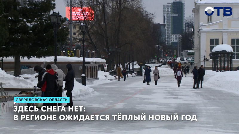 Здесь снега нет: в регионе ожидается тёплый Новый год