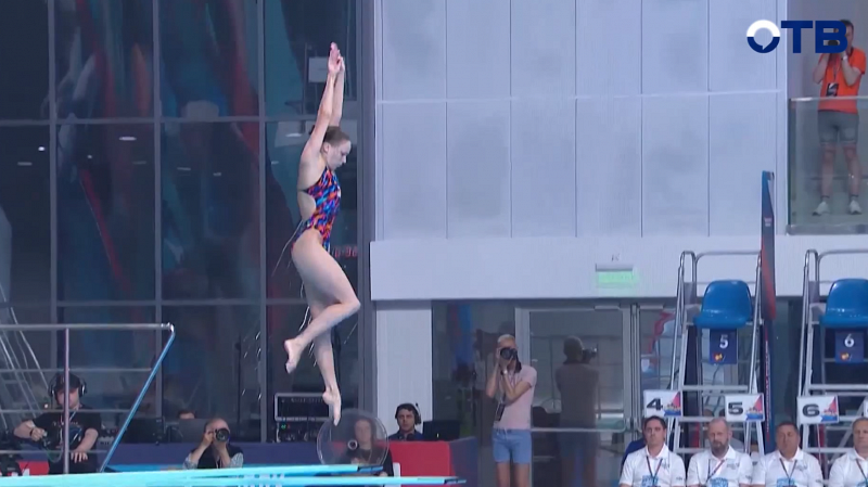 Кристина Ильиных из Екатеринбурга выиграла чемпионат России по прыжкам в воду