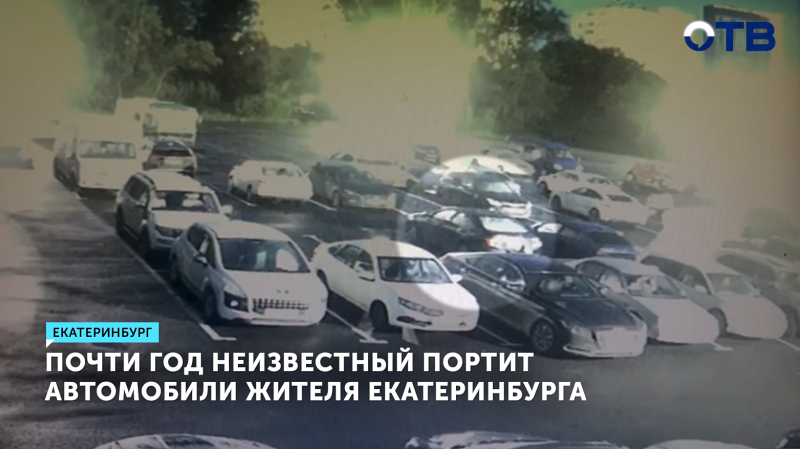 Неизвестный 7 раз повредил авто екатеринбуржца