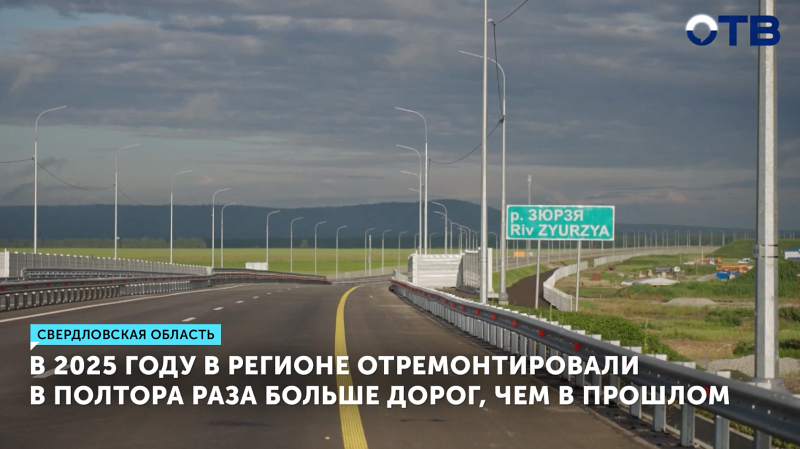 В 2025 году в регионе отремонтировали в полтора раза больше дорог, чем в прошлом