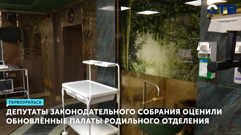 Людмила Бабушкина и депутаты Заксобрания оценили обновлённые палаты родильного отделения
