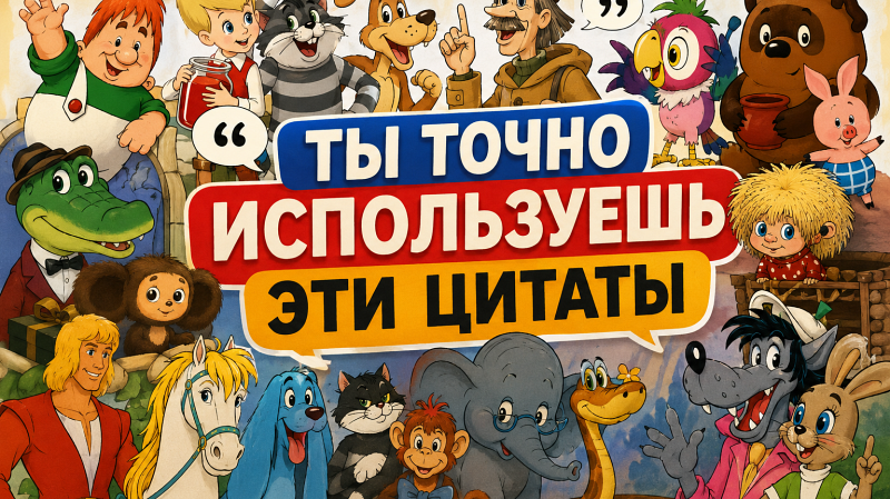 Самые известные цитаты из советских мультфильмов: от Карлсона до Простоквашино