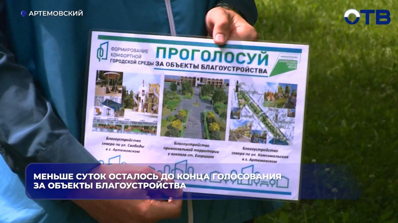 Голосование за благоустройство территорий завершается 12 июня