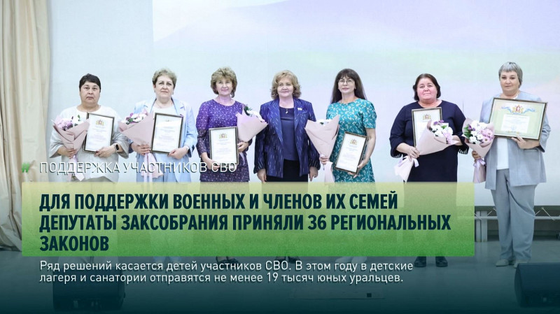 Для поддержки военных и членов их семей депутаты Заксобрания приняли 36 региональных законов