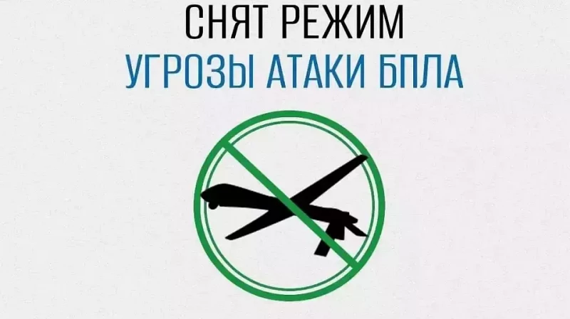 Спустя 5 часов в Свердловской области сняли режим опасности БПЛА