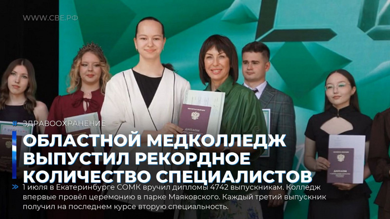 Областной медколледж выпустил рекордное количество специалистов