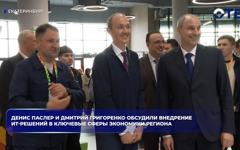 Денис Паслер и Дмитрий Григоренко обсудили внедрение ИТ-решений в ключевые сферы экономики региона