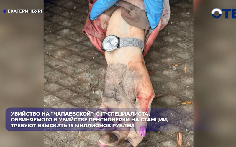 Убийство на "Чапаевской": с IT-специалиста, обвиняемого в убийстве пенсионерки на станции, требуют взыскать 15 миллионов рублей