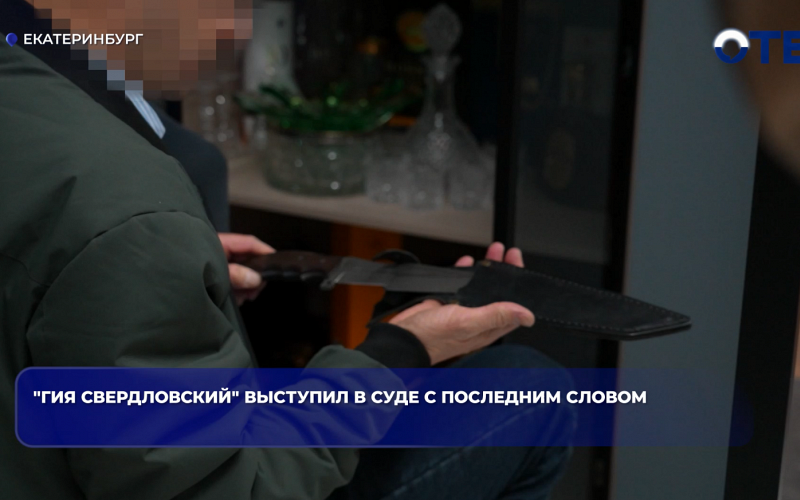 "Гия Свердловский" выступил в суде с последним словом